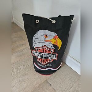 Harley Davidson Drawstring tote bag